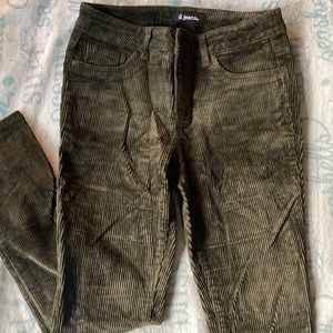 Corduroy Olive green pants